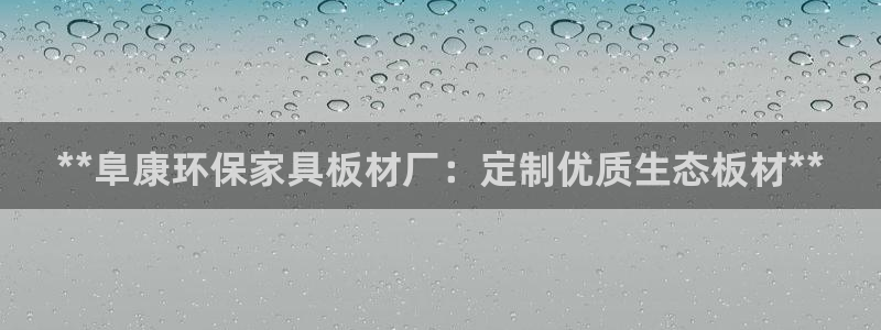 杏耀平台代理登录网址是什么：**阜康环保家具板材厂：定制优质